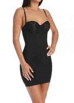 Сексуальна моделююча сорочка-утяжка під плаття з ліфом від дорогого бренду triumph 🍓🍒🍎 size 75 d 💕