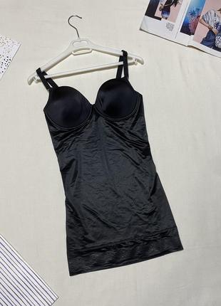 Сексуальная моделирующая рубашка-утяжка под платье с лифом от дорогого бренда triumph 🍓🍒🍎 size 75 d 💕2 фото