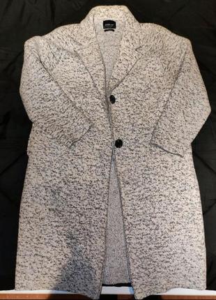 Zara knit пальто с шерстью3 фото