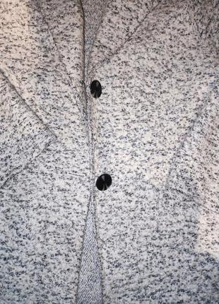 Zara knit пальто с шерстью4 фото
