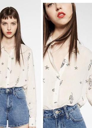 Блузка с принтом