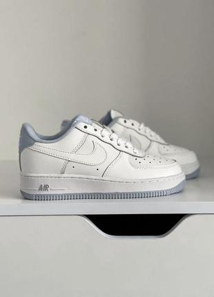 Женские кроссовки nike air force 1 low white blue 36-37-39