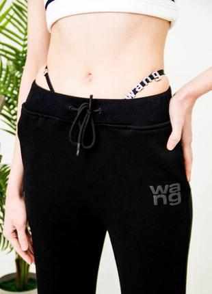 Штаны с имитацией нижнего белья wang , топ prada4 фото