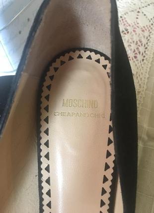 Moschino замшеві туфельки ретро стиль 38р2 фото