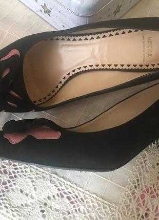 Moschino замшеві туфельки ретро стиль 38р3 фото