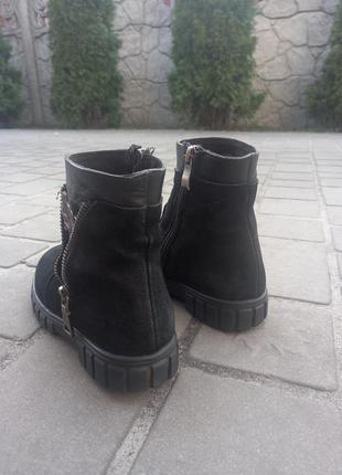 Замшевые сапожки🖤 2