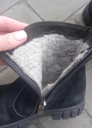 Замшевые сапожки🖤 6