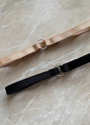 🔥набор 2шт. 🖤🤎чокеров с металлической фурнитурой