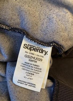 Толстовка, худи, качественный велюровый батник на замке (молнии) superdry9 фото