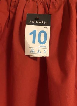 Блуза блузка бафы фонарики корал бренд primark,р.103 фото