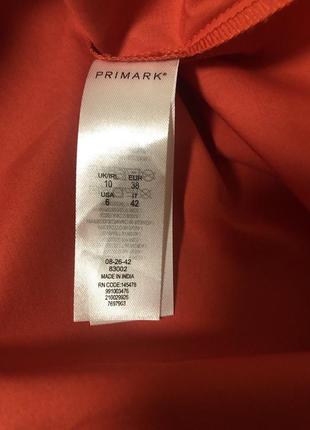 Блуза блузка бафы фонарики корал бренд primark,р.106 фото