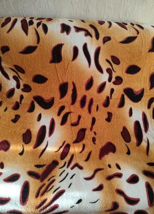 Тигровий/леопардови плед/покривало в анімалістий принт 200*230. кольори і розміри2 фото