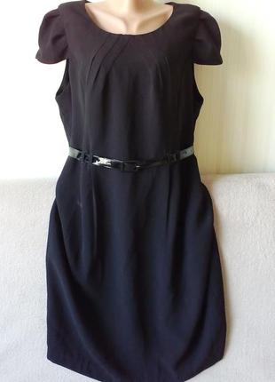 Элегантное черное платье, р. 221 фото