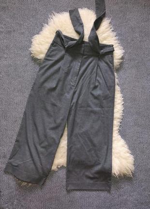 Кюлоты брюки штаны широкие свободные укорочены