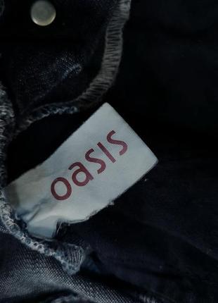 Стильна спідниця oasis, міні, джинсова7 фото