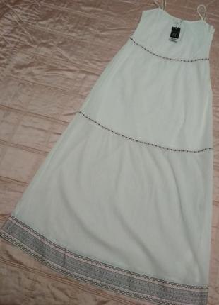 Распродажа!натуральное платье сарафан esmara. новый с биркой4 фото