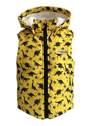 Демісезонна тепла дитяча жилетка від 2 до 6 років, фліс, утеплювач