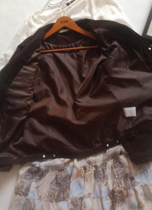 Вельветовая куртка, жакет, пиджак, casual lothing, zara, l размер, коричневая,7 фото