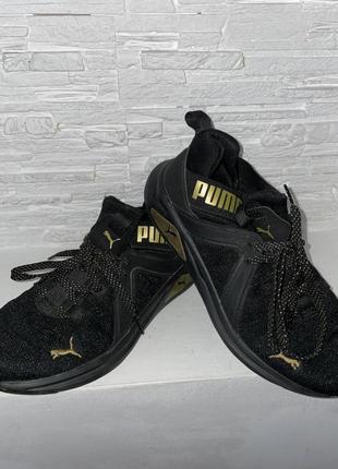 Кросівки puma black / gold enzo 2