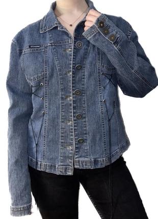 Винтажная джинсовая куртка2 фото