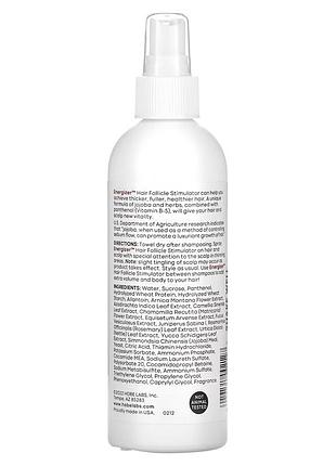 Hobe labs, energizer, стимулятор роста волос с жожоба и витамином b5, 237 мл