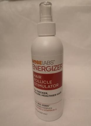 Hobe labs, energizer, стимулятор роста волос с жожоба и витамином b5, 237 мл