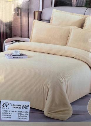 15 кольорів постільна білизна страйп сатин2 фото