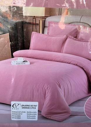 15 кольорів постільна білизна страйп сатин9 фото