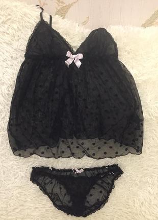 Секси пеньюар с трусиками h&m