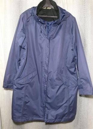 Женская куртка – ветровка, тренч, плащ, большой размер, батал.  размер 20 новая2 фото