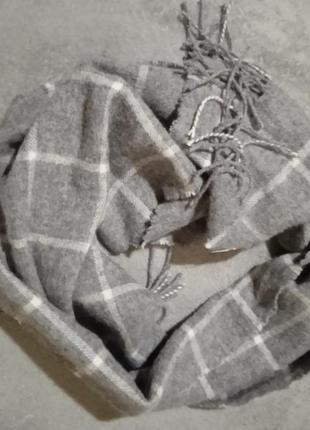 Женский шарф в клетку