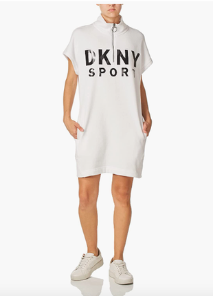 Cукня на застібці з вишитим логотипом dkny ❤️ донна каран орігінал3 фото