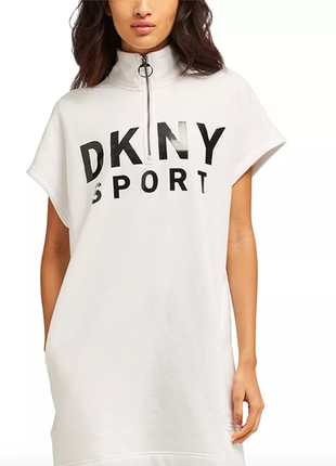 Cукня на застібці з вишитим логотипом dkny ❤️ донна каран орігінал1 фото