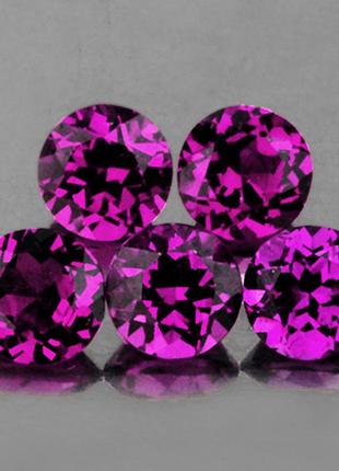 Гранат родолит пурпурно-фиолетовый 4.5 мм1 фото
