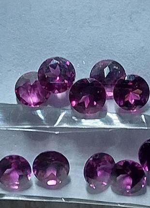 Гранат родолит пурпурно-фиолетовый 4.5 мм5 фото