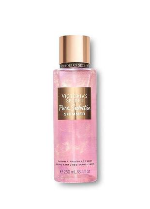 Парфюмированный спрей с шиммером victoria's secret pure seduction shimmer fragrance mist