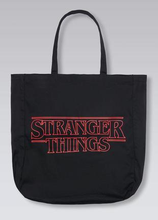 Бавовняна сумка шопер stranger things нова1 фото