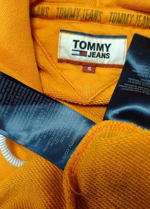 Мужское худи Tommy jeans new york размер с желтая байка кофта томи джинс халфигер толстовка hilfiger4 фото