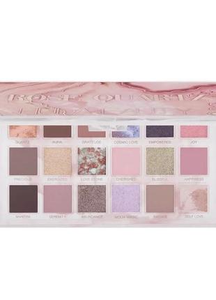 Палетка теней huda beauty rose quartz eyeshadow palette