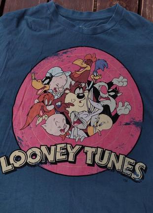 Футболка looney tunes character logo warner bros s14 by cedarwood state принт с персонажами в ретро стиле винтаж