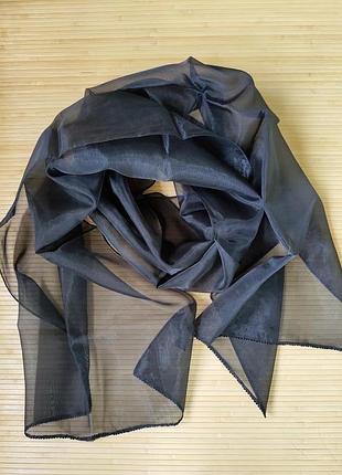 Палантин / накидка / шарф розшитий бісером