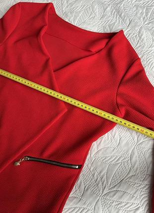 Яркий красный жакет накидка. пиджак красный эффектный italia5 фото