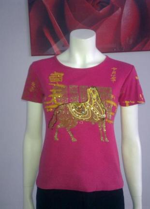 Moschino яскрава футболка р 44-46