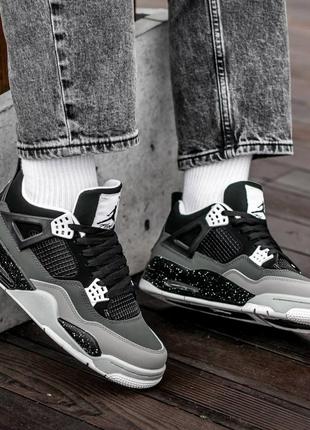 Кроссовки nike air jordan BQ6472-107 retro 4 se fear black white