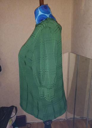 Блузка с пышными рукавами и вырезом на спине shein8 фото