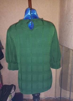 Блузка с пышными рукавами и вырезом на спине shein7 фото