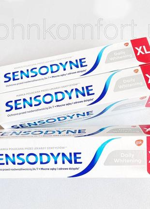 Зубна паста sensodyne daily whitening xl1 фото