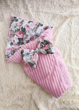 Конверт-плед двосторонній на виписку та для прогулянок