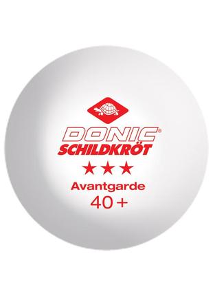 М'ячі для настільного тенісу 6 шт donic-schildkrot 3-star avantgarde2 фото
