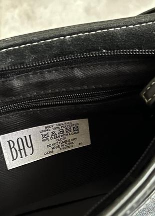 Сумочка багет черная 6